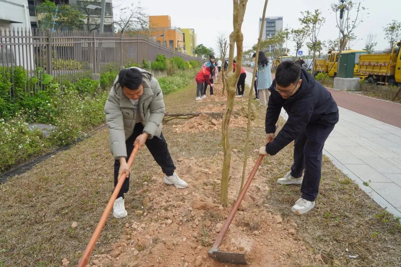 培养生态意识，传承绿色文化‖珠海新盈学校植树活动