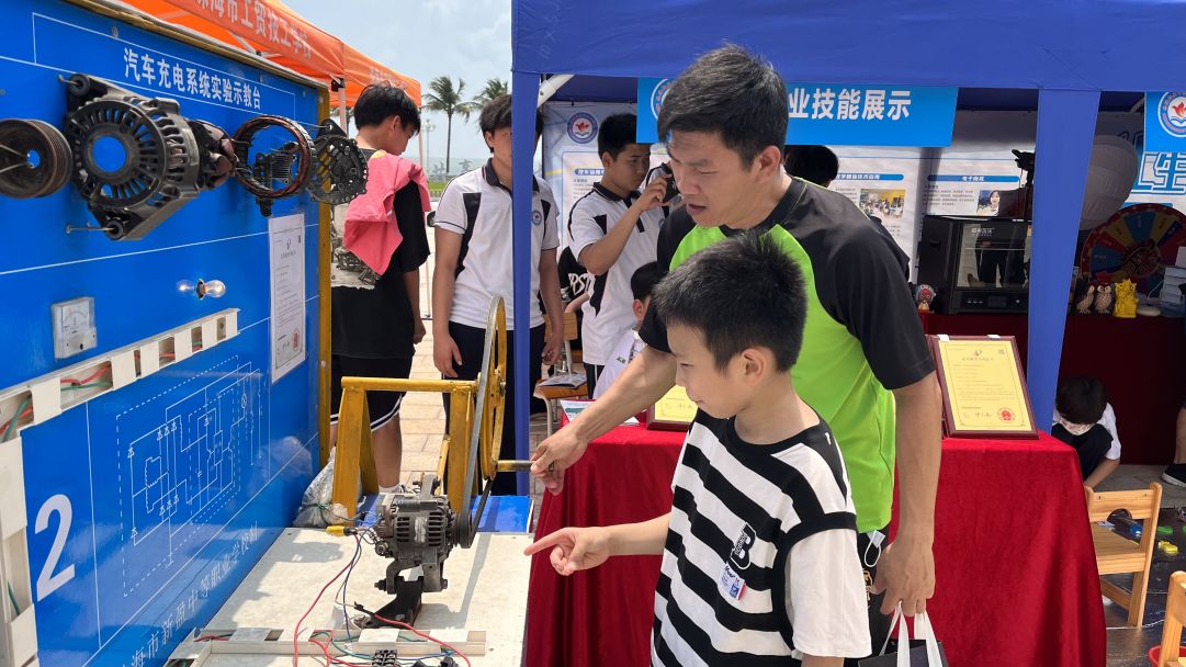 技能：让生活更美好 | 新盈学校亮相珠海市职业教育活动周展览，现场收获无数好评